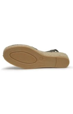 Ladies Toni Pons Linen Flat Espadrilles -Best Fashion Shoes Shop TA22534KHAKI 3