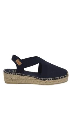 Ladies Toni Pons Linen Flat Espadrilles -Best Fashion Shoes Shop TA22534NAVY 2