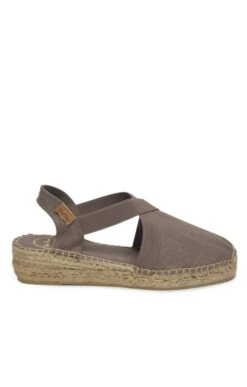 Ladies Toni Pons Linen Flat Espadrilles -Best Fashion Shoes Shop TA22534TAUPE 1