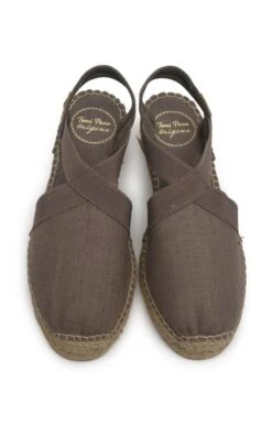 Ladies Toni Pons Linen Flat Espadrilles -Best Fashion Shoes Shop TA22534TAUPE 4