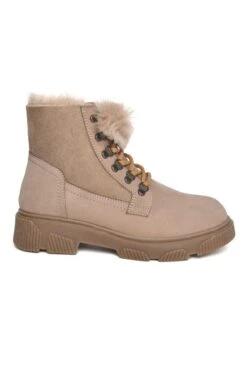 Ladies Lace Up Sheepskin Boot 16 Ladies Lace Up Sheepskin Boot -Best Fashion Shoes Shop TA22562TAUPE 1