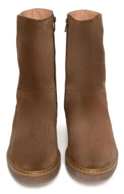 Ladies Mid Calf Zip Boot -Best Fashion Shoes Shop TA22571TAN 5