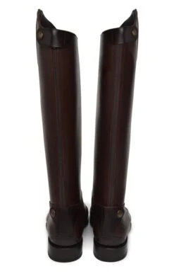 Ladies Lace Front Riding Boot -Best Fashion Shoes Shop TA22620DKBROWN 5