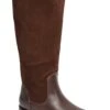 Ladies House Of Bruar Sheepskin Lined Boot -Best Fashion Shoes Shop TA22621DKBROWN