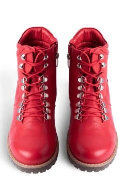 Ladies Lace Up Walking Boots 26 Ladies Lace Up Walking Boots -Best Fashion Shoes Shop TA22784CHILLI 4