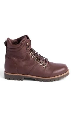 Ladies Lace Up Walking Boots 27 Ladies Lace Up Walking Boots -Best Fashion Shoes Shop TA22784CHOCOLATE 1