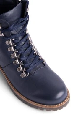 Ladies Lace Up Walking Boots 37 Ladies Lace Up Walking Boots -Best Fashion Shoes Shop TA22784DARKBLUE 3