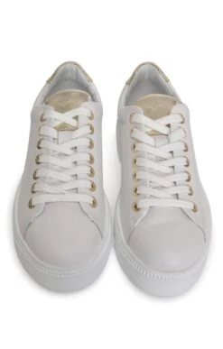 Ladies Marco Tozzi Plain Sneakers -Best Fashion Shoes Shop TA23102WHITE 4
