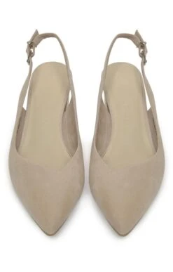 Ladies Marco Tozzi Smart Strap Back Mid Heel Pump -Best Fashion Shoes Shop TA23111DUNE 4