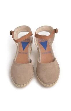 Ladies Malena Suede Espadrille -Best Fashion Shoes Shop TA23143SAND 4