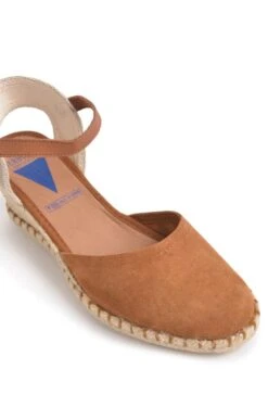 Ladies Malena Suede Espadrille -Best Fashion Shoes Shop TA23143TAN 2