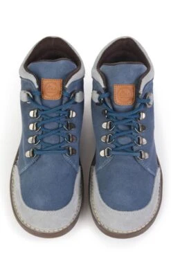 Ladies Two Tone Suede Boot -Best Fashion Shoes Shop TA23170DENIMBLUE 4