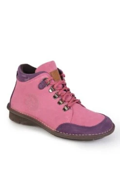 Ladies Two Tone Suede Boot