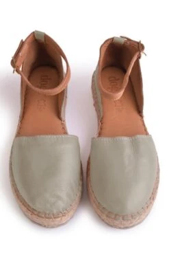 Ladies Rhodes Ankle Strap Sandal -Best Fashion Shoes Shop TA23200GREEN 4 1