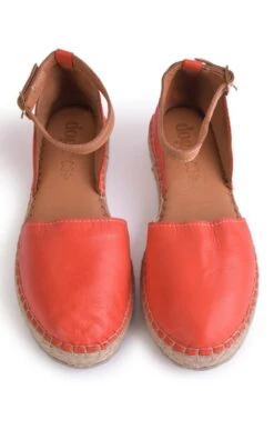 Ladies Rhodes Ankle Strap Sandal -Best Fashion Shoes Shop TA23200RED 4