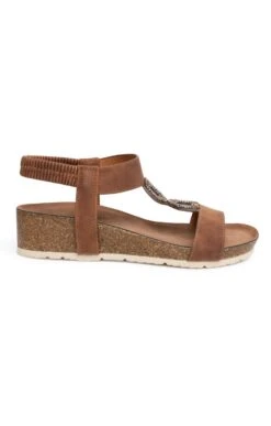 Ladies Oriental Sandal -Best Fashion Shoes Shop TA23206TAN 2