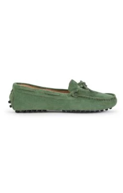 Ladies Suede Driving Shoe 27 Ladies Suede Driving Shoe -Best Fashion Shoes Shop TA23220GREEN 1