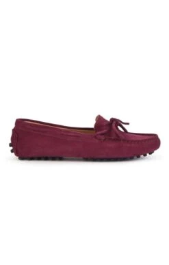Ladies Suede Driving Shoe -Best Fashion Shoes Shop TA23220PURPLE 1 1