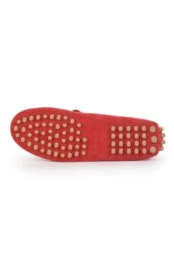 Ladies Suede Driving Shoe 41 Ladies Suede Driving Shoe -Best Fashion Shoes Shop TA23220RED 3