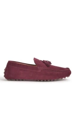 Men's Suede Driving Shoe -Best Fashion Shoes Shop TA23230PURPLE 1