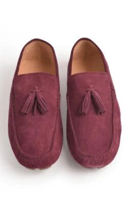 Men's Suede Driving Shoe -Best Fashion Shoes Shop TA23230PURPLE 4