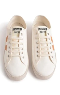 Ladies Berlin Lona Canvas Print Sneaker -Best Fashion Shoes Shop TA23300ORANGE 4