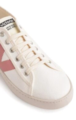 Ladies Berlin Lona Canvas Print Sneaker -Best Fashion Shoes Shop TA23300ROSE 2