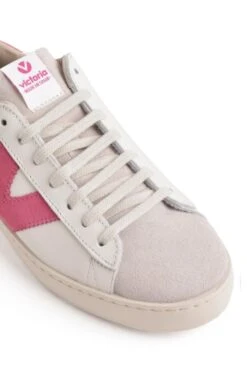 Ladies Berlin Suede/Leather Sneaker -Best Fashion Shoes Shop TA23301FUCHSIA 2