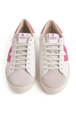 Ladies Berlin Suede/Leather Sneaker -Best Fashion Shoes Shop TA23301FUCHSIA 4