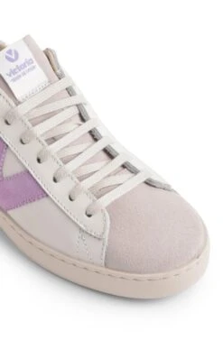 Ladies Berlin Suede/Leather Sneaker -Best Fashion Shoes Shop TA23301LILAC 2
