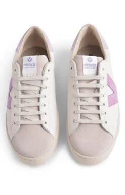 Ladies Berlin Suede/Leather Sneaker -Best Fashion Shoes Shop TA23301LILAC 4