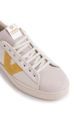 Ladies Berlin Suede/Leather Sneaker -Best Fashion Shoes Shop TA23301MUSTARD 2