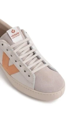 Ladies Berlin Suede/Leather Sneaker -Best Fashion Shoes Shop TA23301PEACH 2