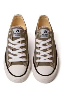 Ladies Tribu Lona Canvas Sneaker -Best Fashion Shoes Shop TA23306KHAKI 4