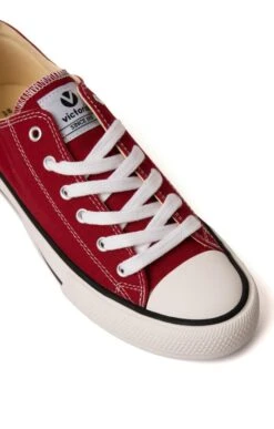 Ladies Tribu Lona Canvas Sneaker -Best Fashion Shoes Shop TA23306RED 2