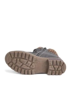 Ladies Knit Trim Waterproof Boot 22 Ladies Knit Trim Waterproof Boot -Best Fashion Shoes Shop TA23422GREY 3