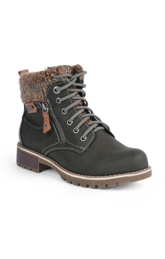 Ladies Knit Trim Waterproof Boot 3 Ladies Knit Trim Waterproof Boot