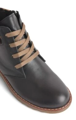 Ladies Animal Trim Desert Boot 16 Ladies Animal Trim Desert Boot -Best Fashion Shoes Shop TA23423BLACK 2