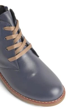 Ladies Animal Trim Desert Boot 20 Ladies Animal Trim Desert Boot -Best Fashion Shoes Shop TA23423NAVY 2