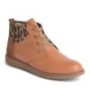 Ladies Animal Trim Desert Boot 2 Ladies Animal Trim Desert Boot -Best Fashion Shoes Shop TA23423TAN