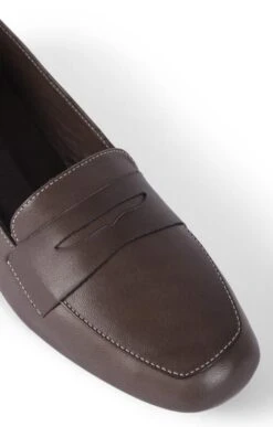 Ladies Casual Leather Moccasins -Best Fashion Shoes Shop TA23573BROWN 2