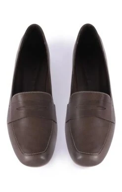 Ladies Casual Leather Moccasins -Best Fashion Shoes Shop TA23573BROWN 4