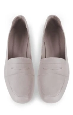 Ladies Casual Leather Moccasins -Best Fashion Shoes Shop TA23573CREAM 4