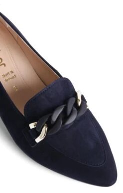 Ladies Gabor Mid Heel Chain Suede Shoe -Best Fashion Shoes Shop TA23681ATLANTIC 3