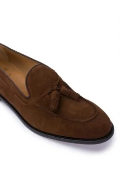 Suede Tassel Loafer -Best Fashion Shoes Shop TA23740COGNAC 3