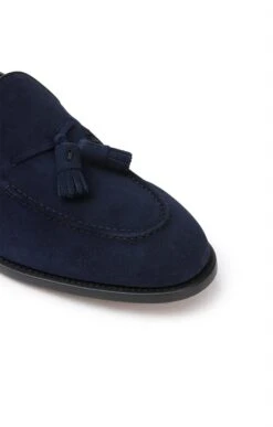 Suede Tassel Loafer 24 Suede Tassel Loafer -Best Fashion Shoes Shop TA23740NAVY 1 1