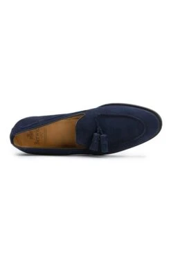 Suede Tassel Loafer -Best Fashion Shoes Shop TA23740NAVY 2