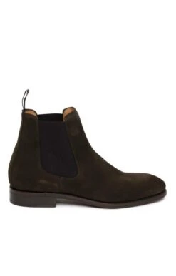 Bruar Suede Chelsea Boot -Best Fashion Shoes Shop TA23742OLIVE 1 1