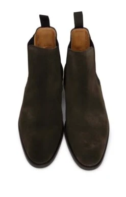 Bruar Suede Chelsea Boot -Best Fashion Shoes Shop TA23742OLIVE 4 1