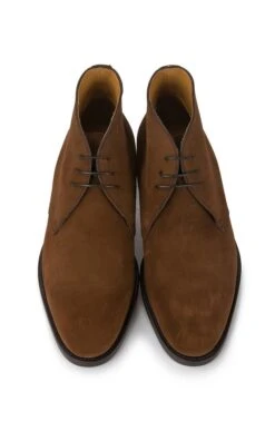 Men's Suede Lace-Up Ankle Boot -Best Fashion Shoes Shop TA23743COGNAC 5